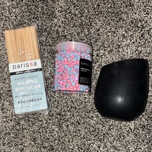Waxing Set - Cosmic Candy Hard Wax Beans, Spatulas, and Microwavable Mixing Cup